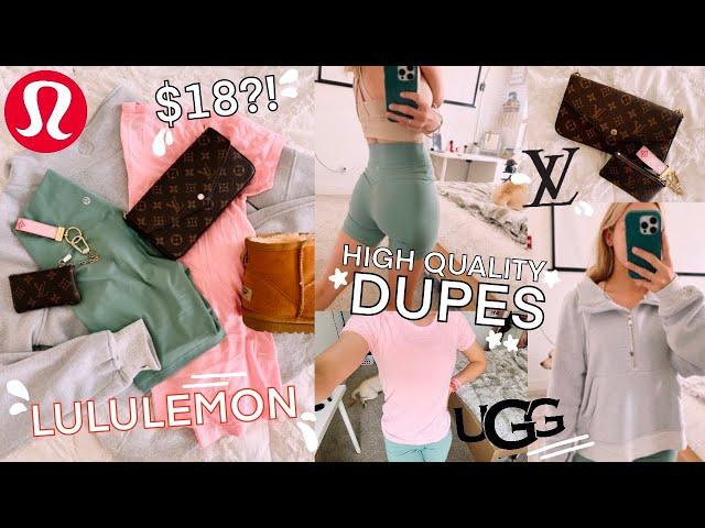 Testing DHGATE Dupes | Louis Vuitton, Lululemon, Ugg, + more!