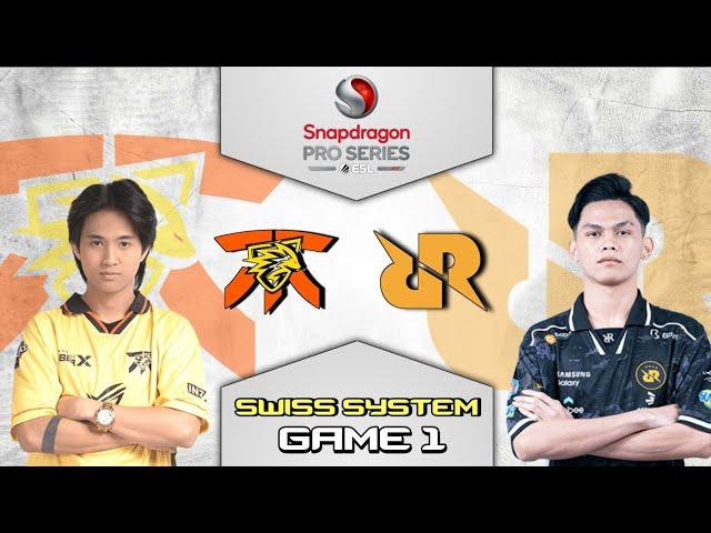 FNATIC ONIC PH vs RRQ HOSHI GAME 1 | ESL SNAPDRAGON PRO SERIES SEASON 6