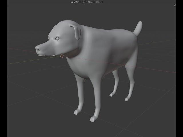 Dog 3D Model