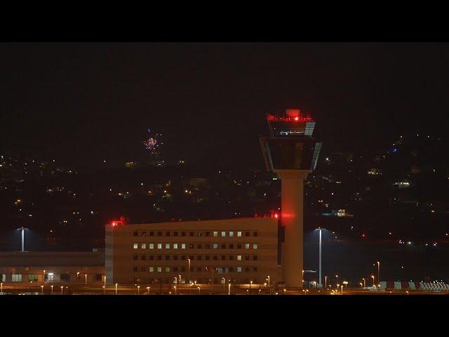 Athens Airport by Night