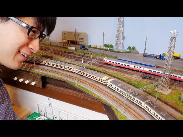 A holiday to enjoy a model railroad diorama