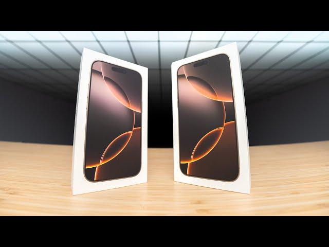 iPhone 16 Pro and iPhone 16 Pro Max Unboxing