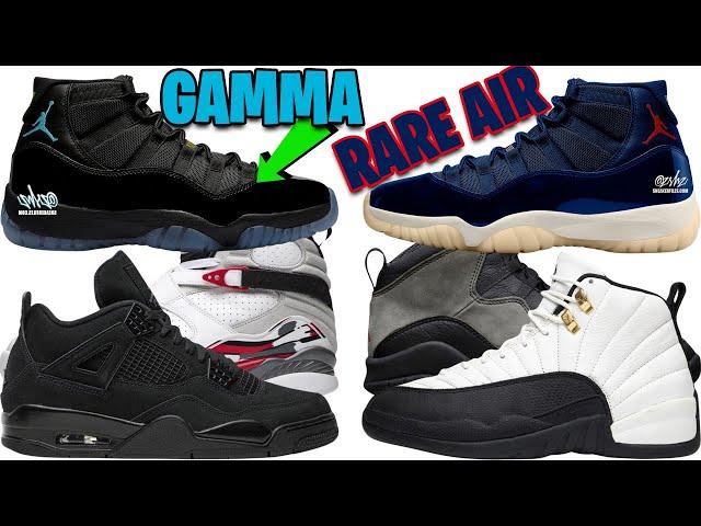 AIR JORDAN 11 GAMMA 2025, JORDAN 11 RARE AIR, JORDAN 4 BLACK CAT, AJ 12 TAXI, AJ 8 BUGS BUNNY + MORE