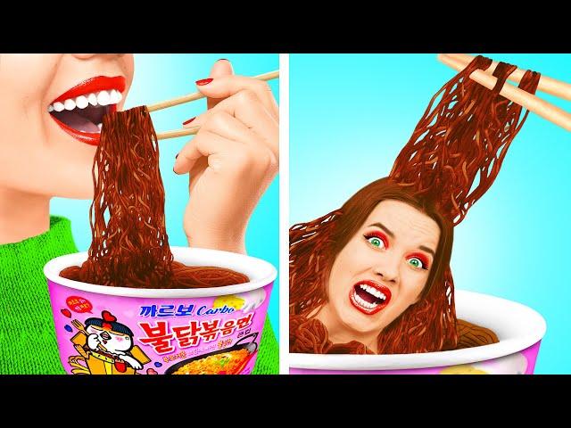 If Food were People | Funny Situations by BooBoom Challenge