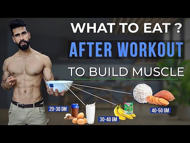 BEST POST WORKOUT MEAL FOR MUSCLE BUILDING | What To Eat Before Workout | ABHINAV MAHAJAN