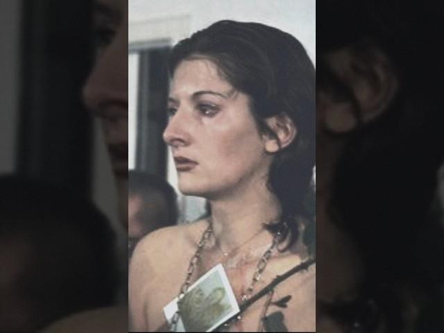 When Art Turns Disturbing: Marina Abramović's Unforgettable 'Rhythm 0' Experience #shorts