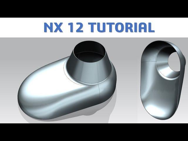 NX 12 Tutorial #43 | 3D Surface Basic Beginners | cadcam tutorial