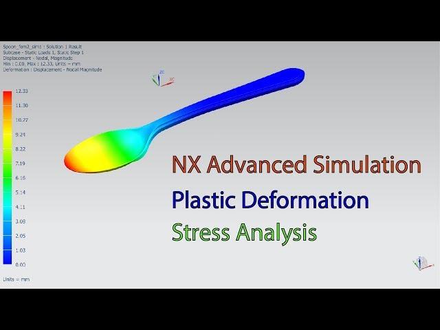 Plastic Deformation | Stress Analysis with NX Advanced Simulation