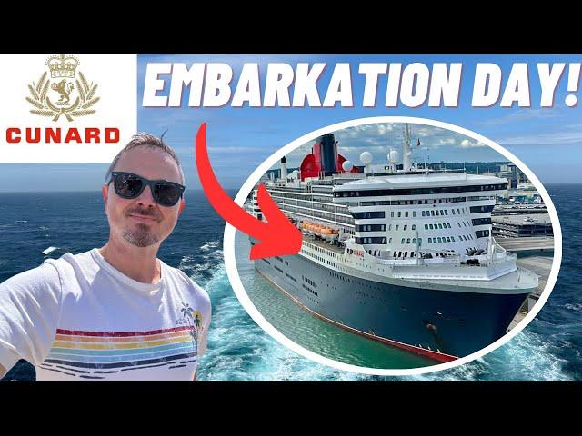 Cunard Queen Mary 2 Transatlantic Embarkation Day