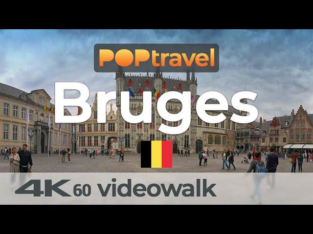 Walking in BRUGES / Belgium - 4K 60fps (UHD)