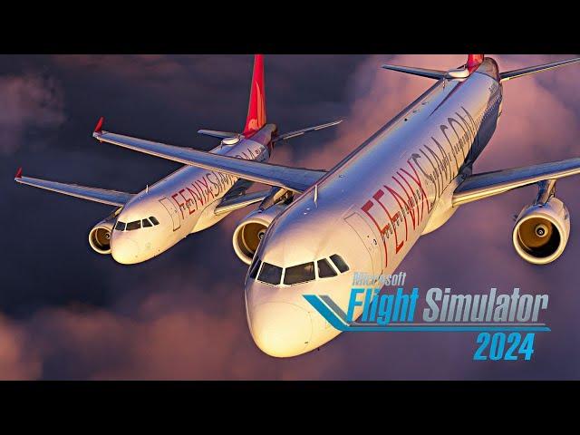 *First Flight*  Fenix A320 and Vatsim in  MSFS 2024