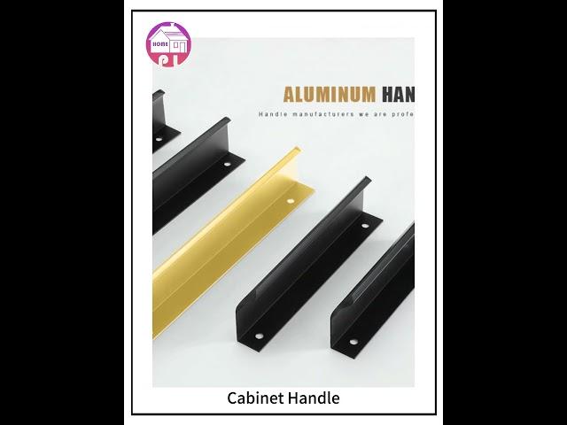 Hidden Kitchen Cabinet handle #furniture #aluminum #handles #anodized #cabinet