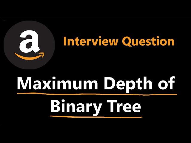 Maximum Depth of Binary Tree - 3 Solutions - Leetcode 104 - Python