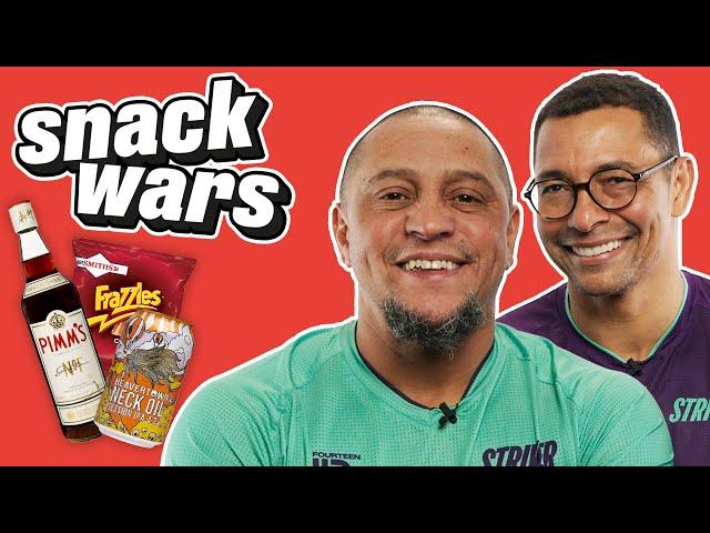 Roberto Carlos & Gilberto Silva Rate Brazil And UK Food | Snack Wars