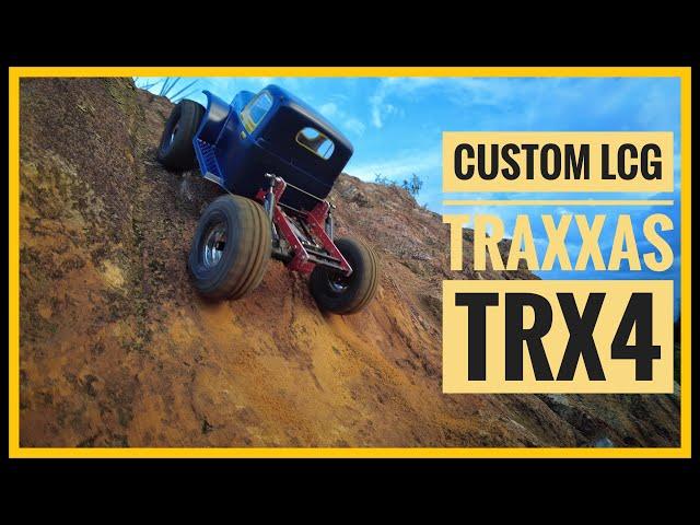 Custom LCG Traxxas TRX4 I RC Crawler I Shot on DJI Pocket 2 with wide lens