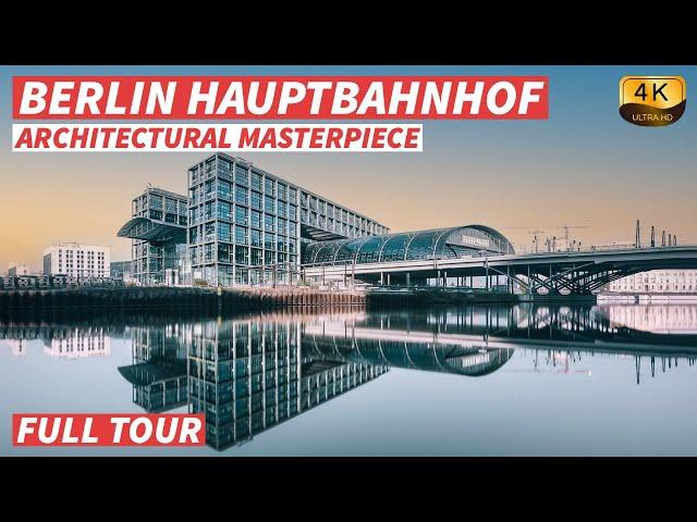 【4K】BERLIN Hauptbahnhof (Central Station) - Full Tour - With Captions [CC]