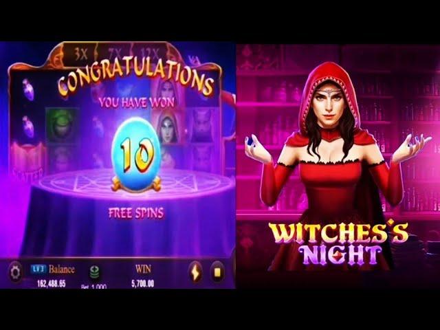 WITCHES NIGHT under JILI GAMES SLOT (MAX BET)NORMAL SPIN GAMEPLAY!