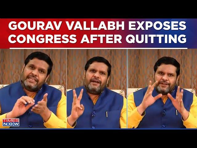 Gourav Vallabh Exclusive On Quitting Congress, Exposes Cong's 'Anti-Hindu' Stand After Leaving Party