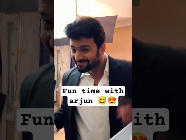 ttm arjun masti time bts  #shorts
