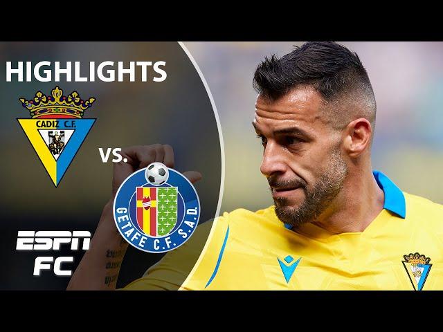 Alvaro Negredo rescues point for Cadiz vs. Getafe with excellent equalizer | LaLiga Highlights