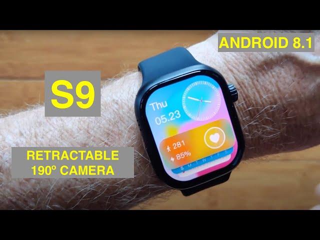 VWAR S9 Apple Watch Shaped Android 8.1 4G Retractable Camera Smartwatch: Unboxing & 1st Look