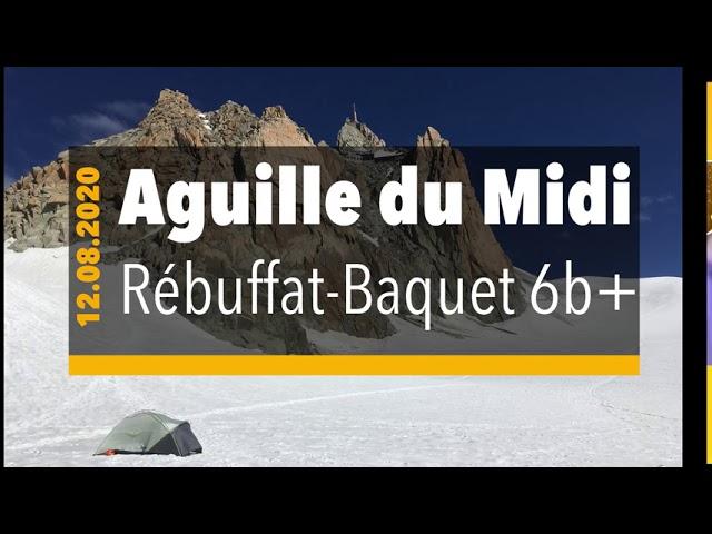 Aguille du Midi Südwand: "Rebuffat-Baquet" 6b+ / Wahnsinns Granit über den Gletschern von Chamonix