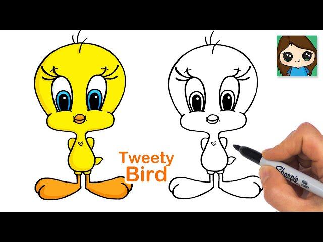 How to Draw Tweety Bird 