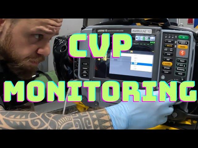 How to perform CVP monitoring, Zero it, Square Fast Flush Test to check Transducer system damping?