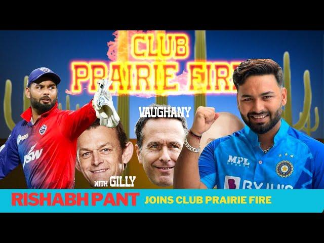 Rishabh Pant's exclusive chat with Club Prairie Fire