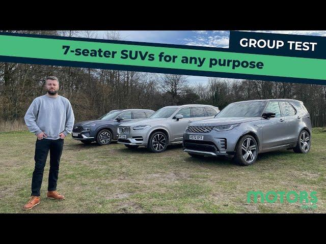 2023 7-Seat SUV Group Test: Hyundai Santa Fe, Volvo XC90 and Land Rover Discovery