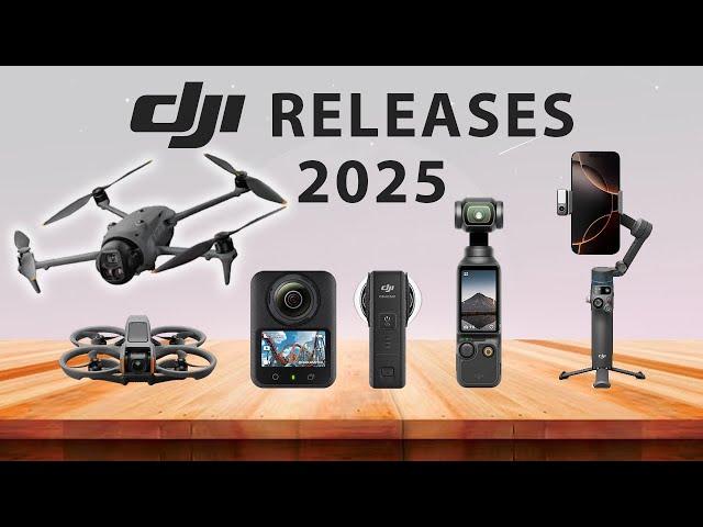 All Upcoming DJI Drones in 2025 - DJI NEW PRODUCTS