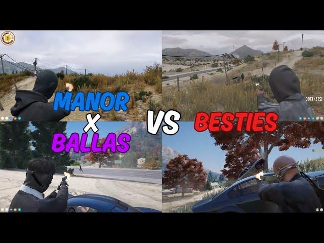 Manor x Ballas Wipe Besties At an Ammo Crate (Multi POV) | NoPixel 4.0 GTA RP