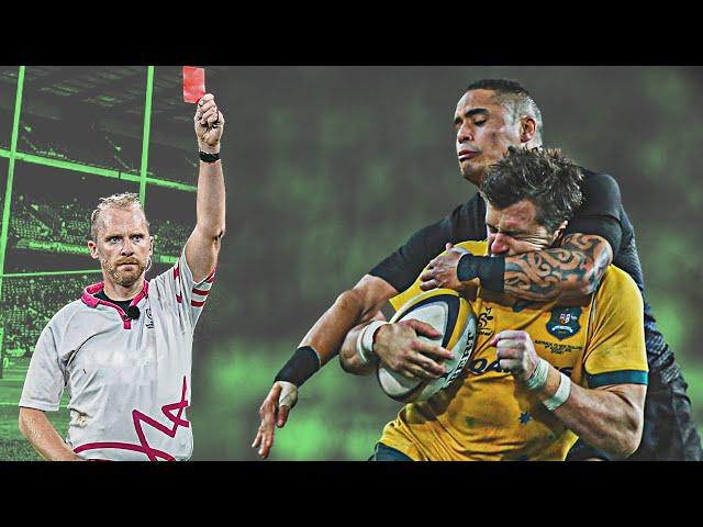 Most Deserving Rugby RED CARDS | Rugby Brutality!