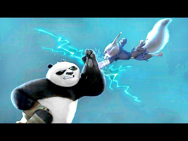 Po Vs Zhen Fight Scene | KUNG FU PANDA 4 (2024) Movie CLIP HD