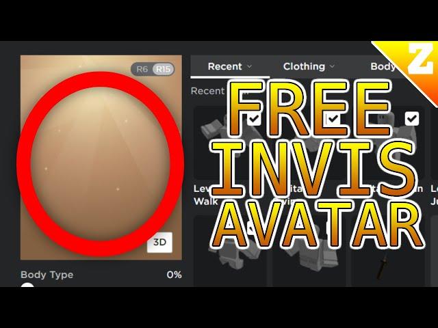 3 WAYS TO BECOME INVISIBLE FOR FREE in ROBLOX! (AVATAR TRICKS & GLITCHES)