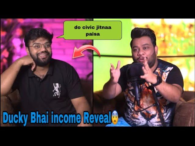 Ducky bhai Youtube sa Kitnay paisa kamaty hy| ducky bhai income reveal|