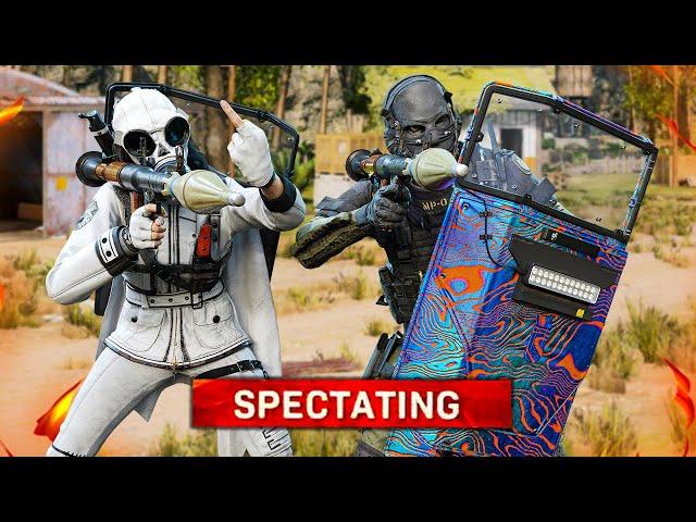 I SPECTATED RIOT SHIELD RPG TEAMERS IN WARZONE.. 