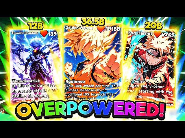 Getting NEW OP Cards in Anime Card Battle...