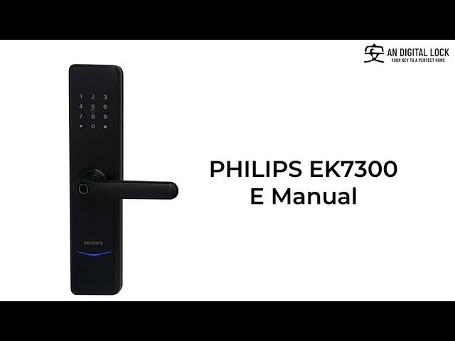 Philips EasyKey 7300 Digital Door Lock User E-Manual Comprehensive Guide