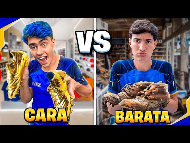 CHUTEIRA CARA vs CHUTEIRA BARATA! *qual é melhor?