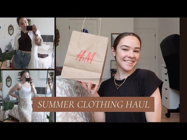 Summer Clothing Haul!! | H&M, Zara, Garage, Ardene, & More! | Emma Bauer