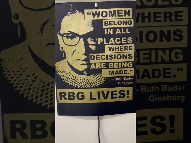 Women belong in all places where decisions are being made #rgb