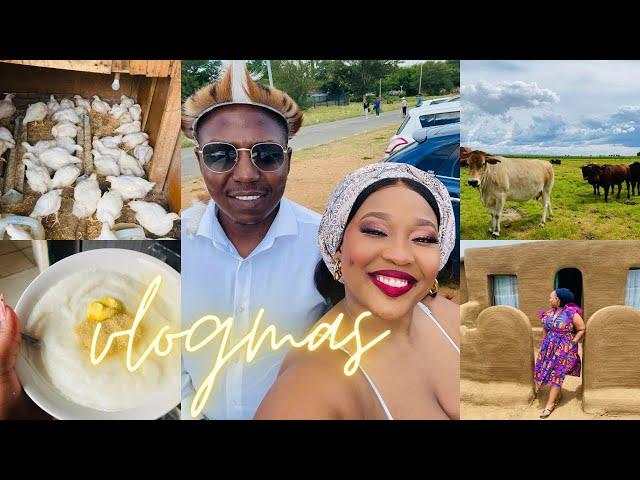 VLOGMAS Ep4:Makoti Diaries|Visiting In-laws|Attend a Wedding||Lunch Day &more|South African YouTuber