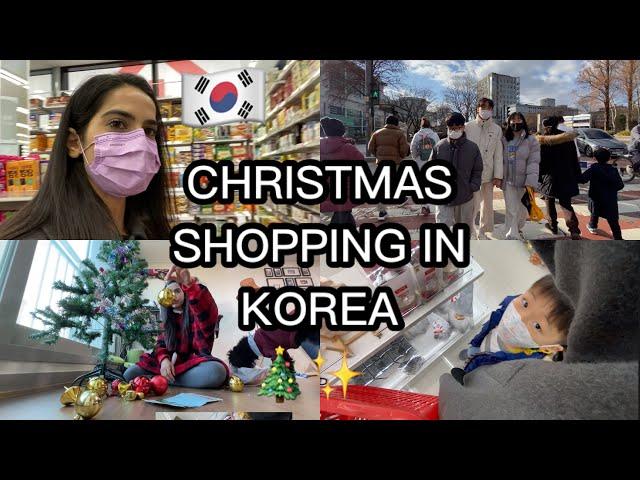 CHRISTMAS SHOPPING IN KOREA | vlog  I spent 4000 rupees 