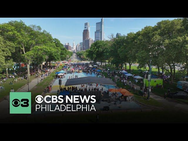 People staying cool at the Juneteenth festival in Philly amid heat wave and extreme heat warning