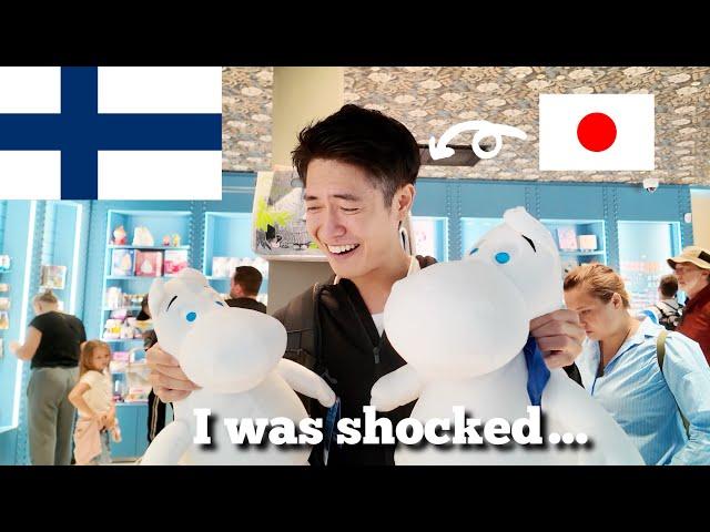 Japanese guy visits Finland for the first time