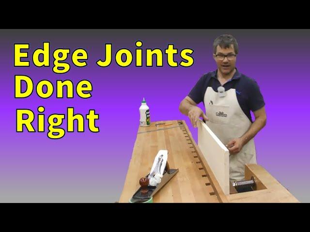 Glue Joints Woodworking - Which edge joint to use?