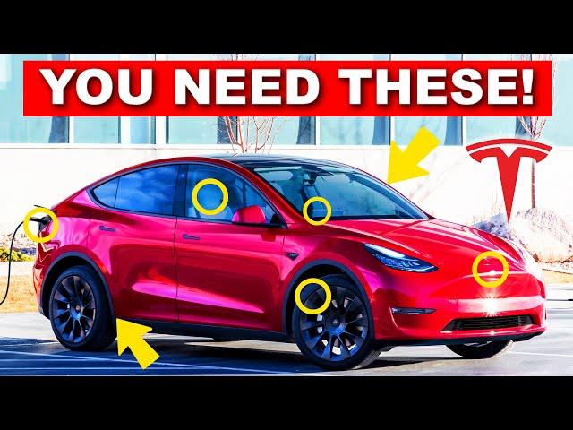 10 ESSENTIAL Tesla Model Y/3 Accessories for 2024! (DAY 1 MUST HAVES)