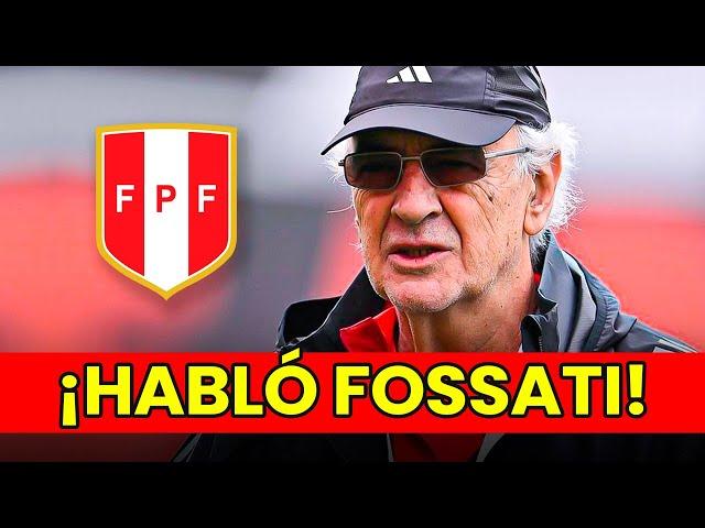 JORGE FOSSATI EN CONFERENCIA DE PRENSA, PREVIO A LOS DUELOS ANTE EN CHILE Y ARGENTINA