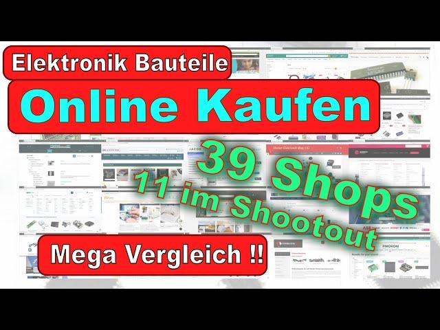 Elektronik Bauteile Shop Vergleich 2024